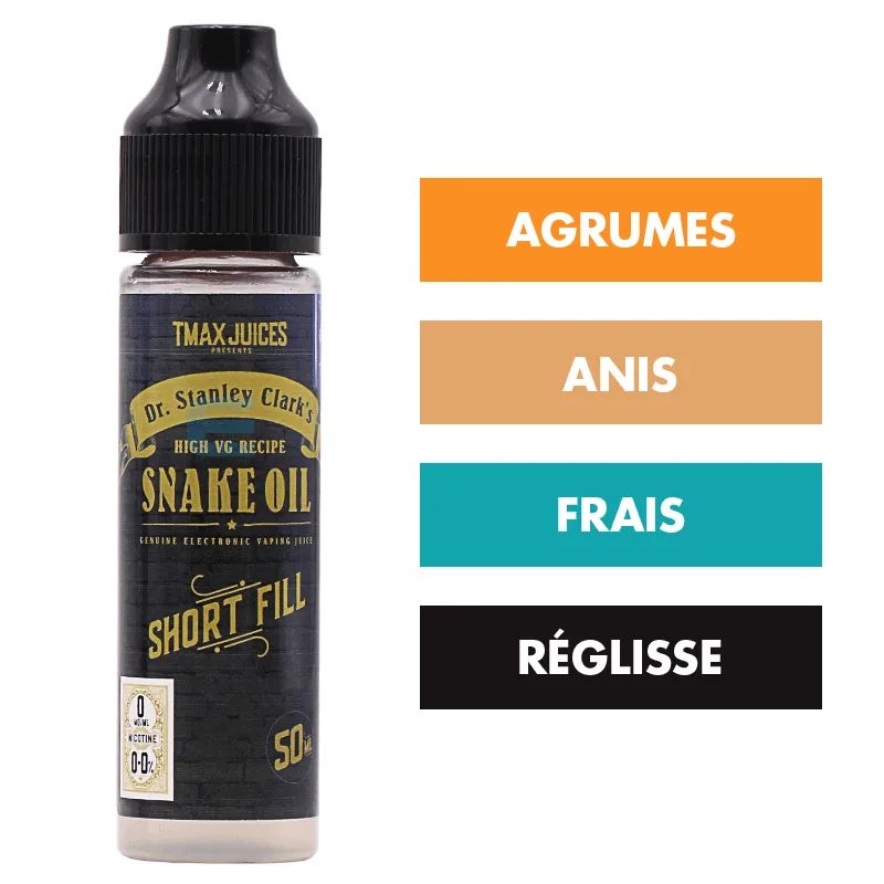 E-liquide Snake Oil High VG 50 mL - Tmax Juices — Snake Oil - Tmax Juices