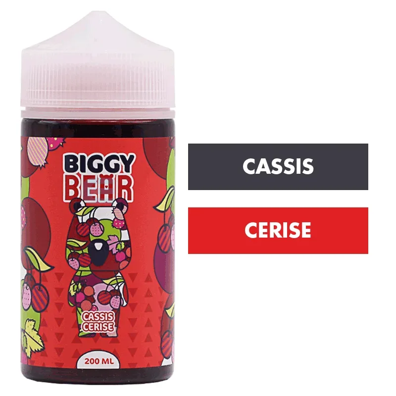 E-liquide Cassis Cerise 200 mL - Biggy Bear