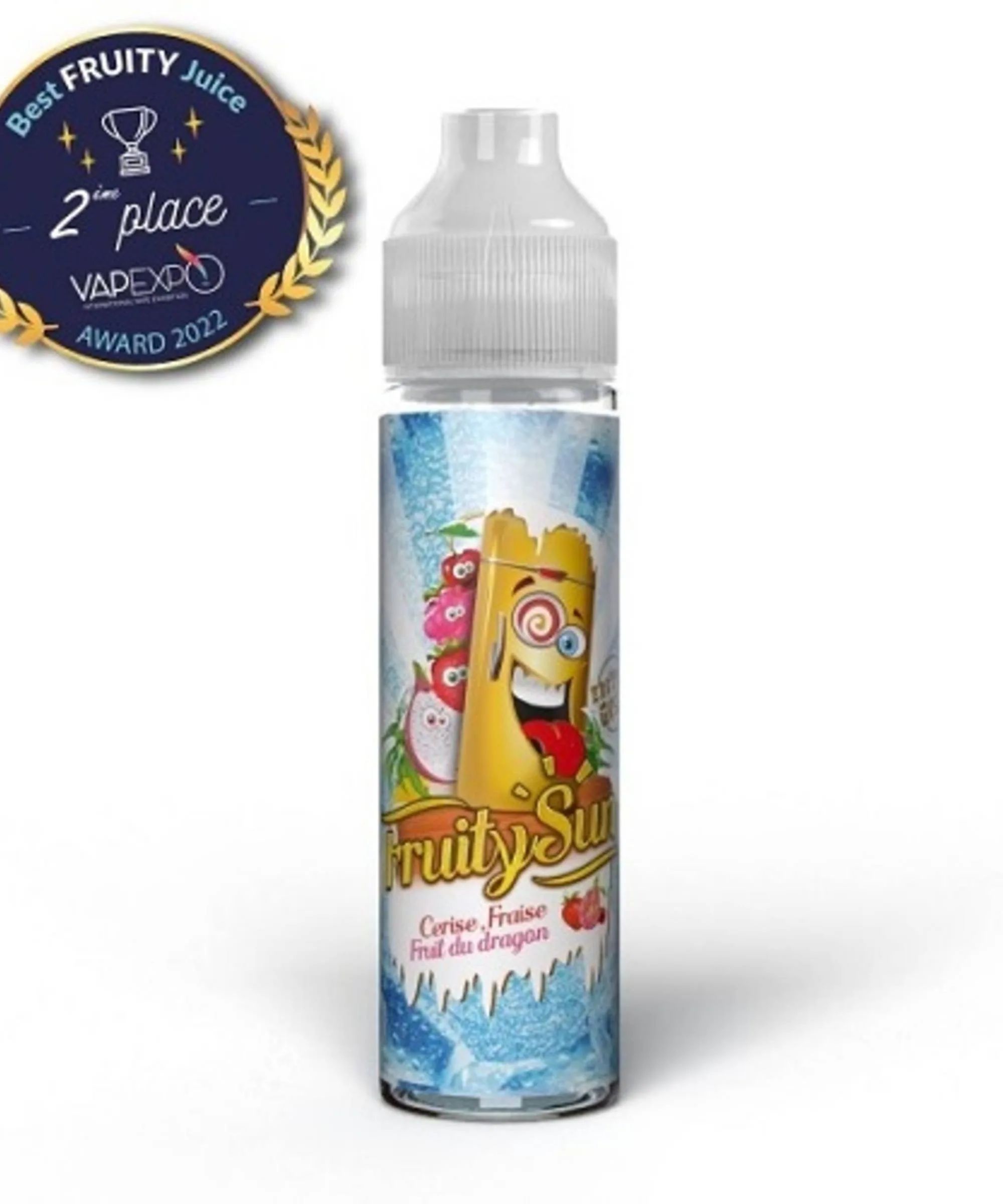 E-liquide Cerise Fraise Fruit Du Dragon 50 mL - Fruity Sun