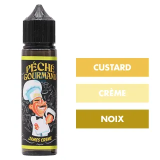 E-liquide James Crème 50 mL - Péché Gourmand (LiquideLab) — LiquideLab - Péché Gourmand
