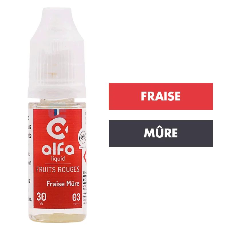 E-liquide Fraise Mûre (30 VG) 10 mL - Alfaliquid — Alfaliquid - 30VG
