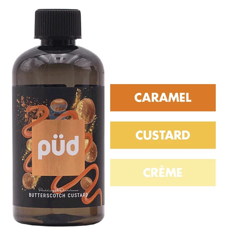 E-liquide Butterscotch Custard 200 mL - Püd (Joe’s Juice) — Joe's Juice - Püd