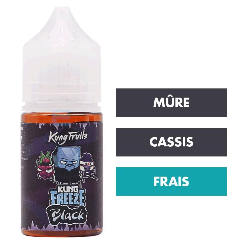 Concentré Black 30 mL - Kung Freeze — Cloud Vapor - Arômes Kung Freeze