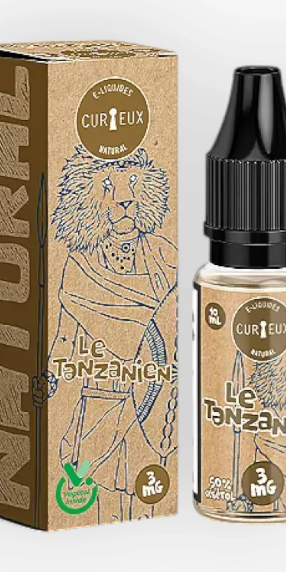 E-liquide Le Tanzanien 10 mL - Natural Curieux