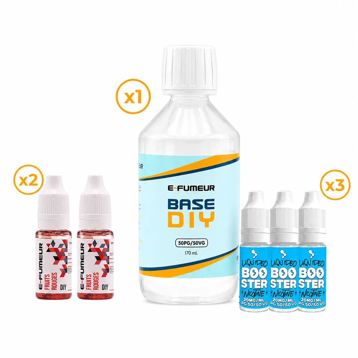 Pack DIY Fruits Rouges 220 mL - E-FUMEUR — E-Fumeur - Arômes DIY