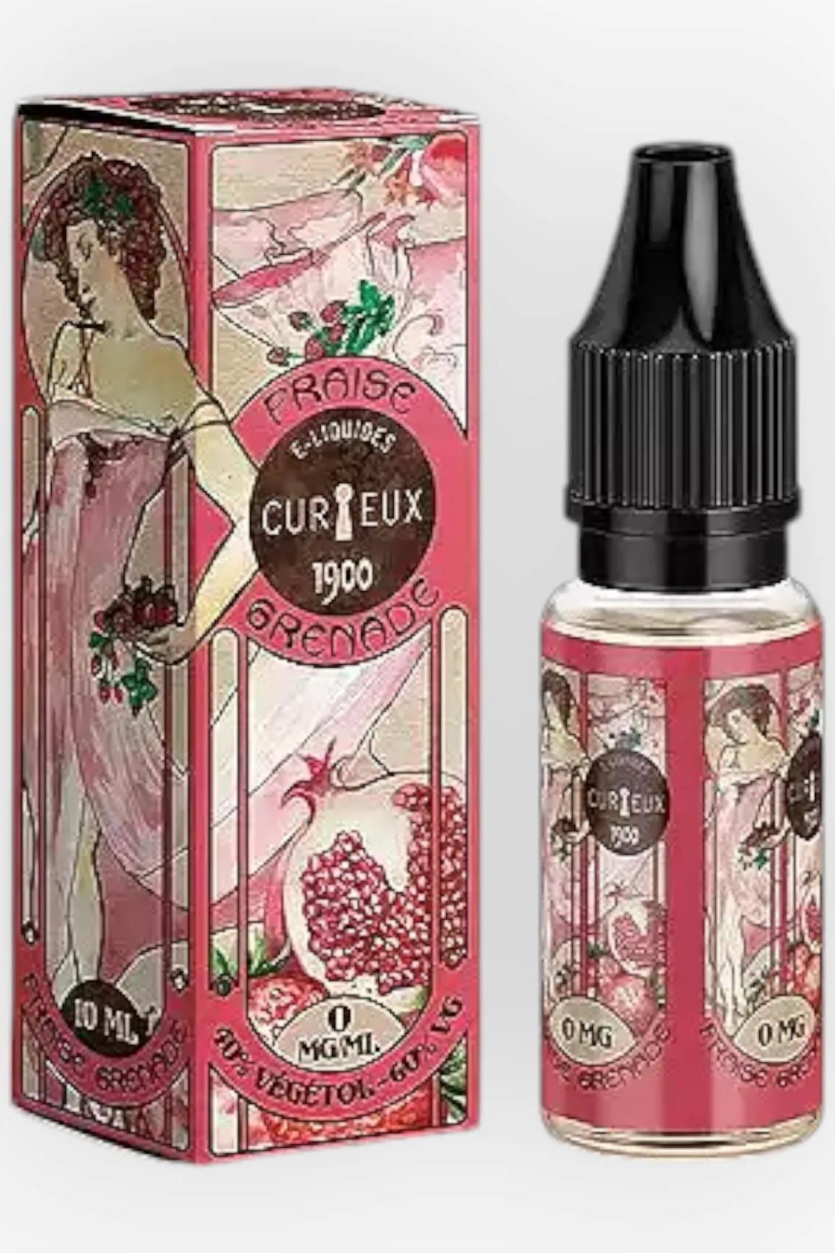 E-liquide Fraise Grenade 10 mL - 1900 (Curieux) — Curieux - Edition 1900