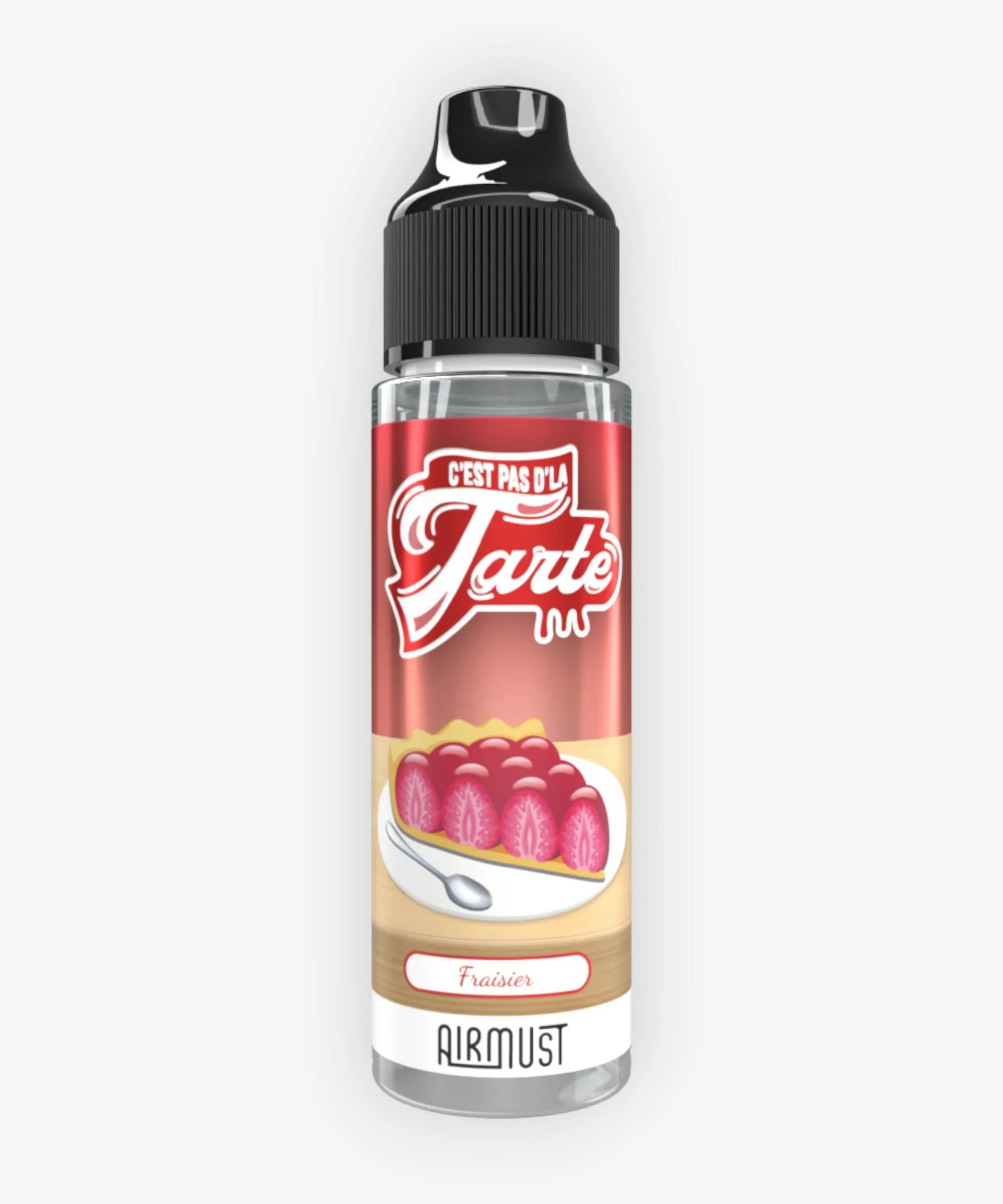 E-liquide Fraisier 60 mL - C'est Pas d'la Tarte Airmust — Airmust - C'est pas de la tarte