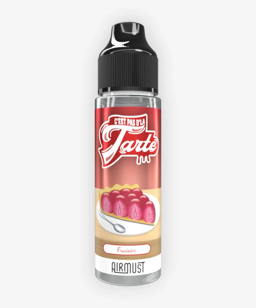 E-liquide Fraisier 60 mL - C'est Pas d'la Tarte Airmust