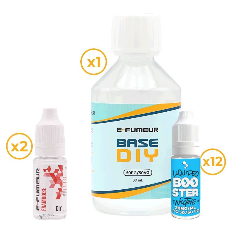 Pack DIY Framboise 220 mL - E-FUMEUR — vue 4