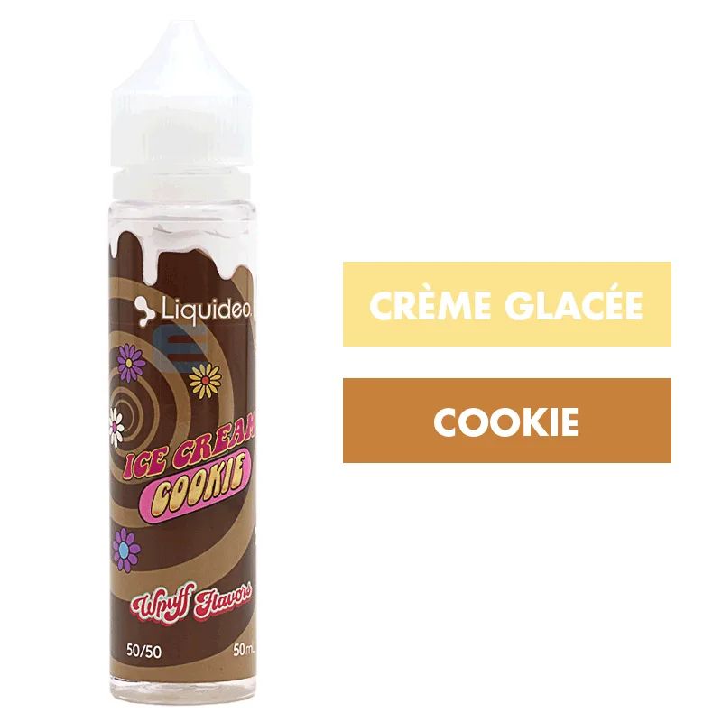 E-liquide Ice Cream Cookie 50 mL - Wpuff (Liquideo) — Liquideo - Wpuff