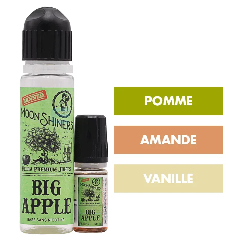E-liquide Big Apple 60 mL - Moonshiners (Le French Liquide)