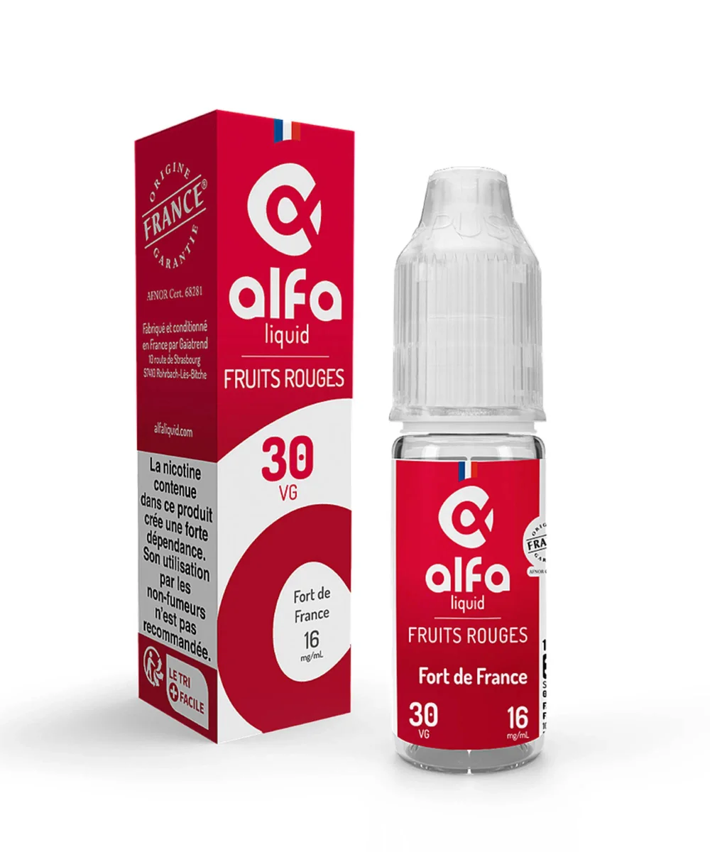 E-liquide Fort de France 10 mL (30 VG) - Alfaliquid