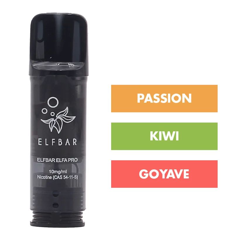 Cartouche Elfa Pro Passion Kiwi Goyave (x2) - Elfbar