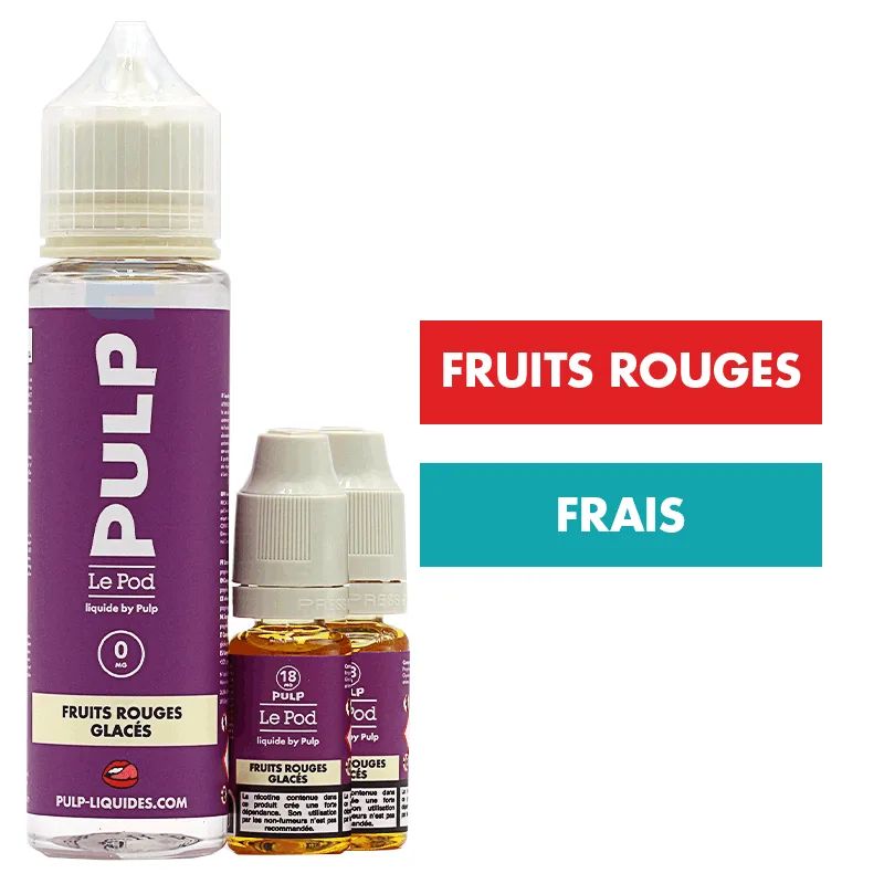 E-liquide Fruits Rouges Glacés 60 mL - Pulp Le Pod