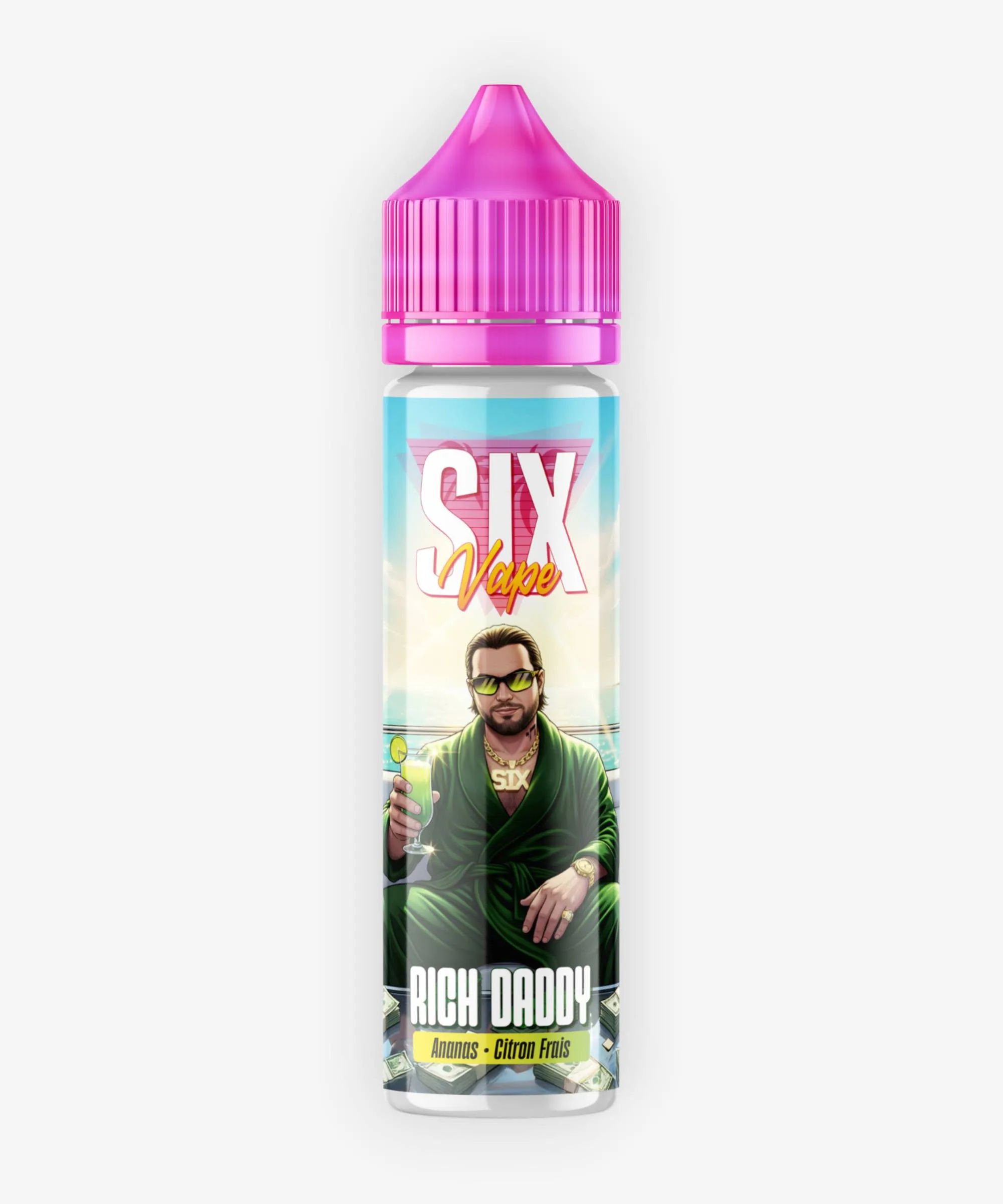 E-liquide Rich Daddy 50 mL - Six Vape (Roykin)