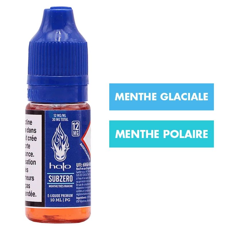E-liquide SubZero 10 mL - Halo