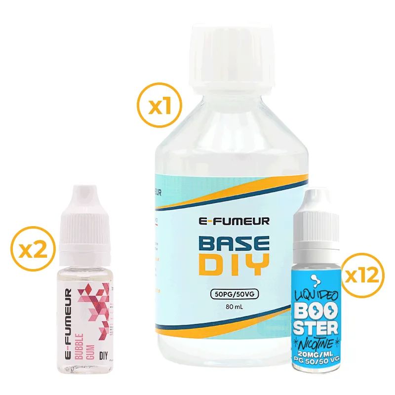 Pack DIY Bubble Gum 220 mL - E-FUMEUR — vue 4