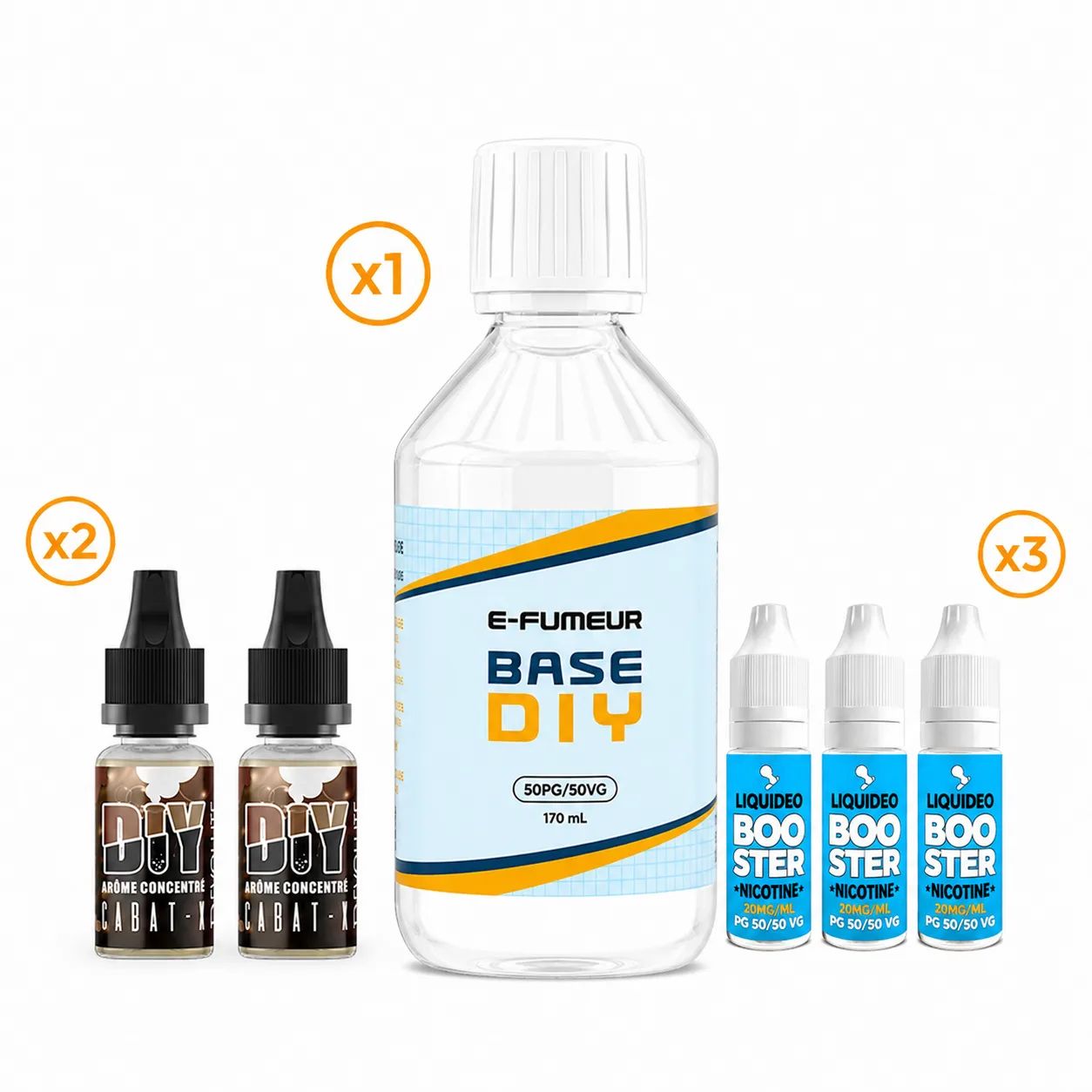 Pack DIY Cabat X 220 mL - Revolute — E-Fumeur / Revolute