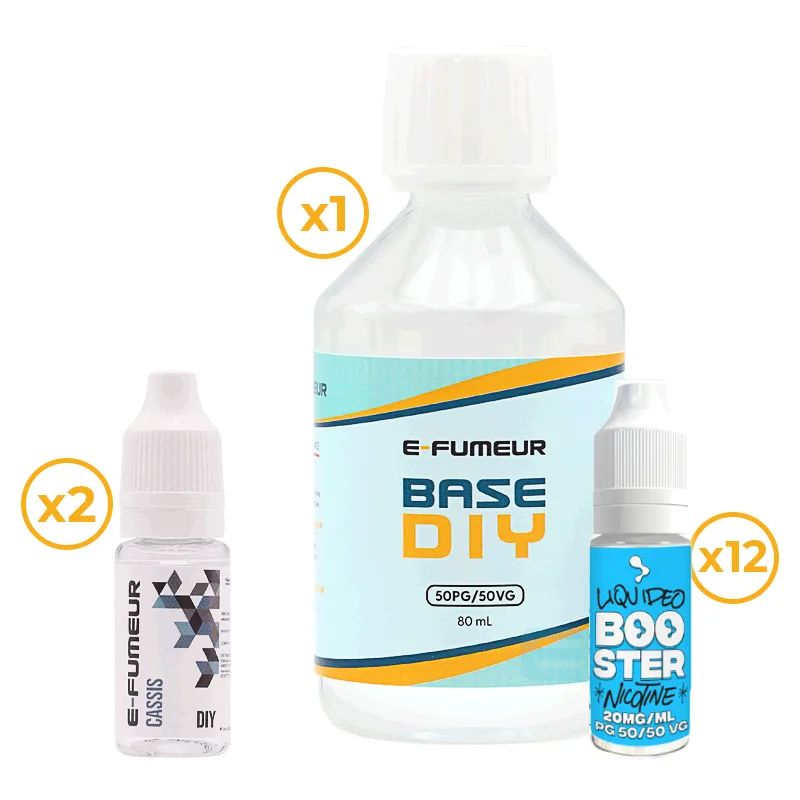 Pack DIY Cassis 220 mL - E-FUMEUR — vue 4
