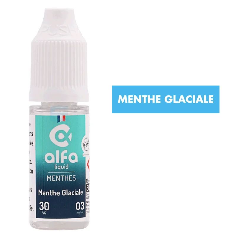E-liquide Menthe Glaciale (30 VG) 10 mL - Alfaliquid — Alfaliquid - 30VG