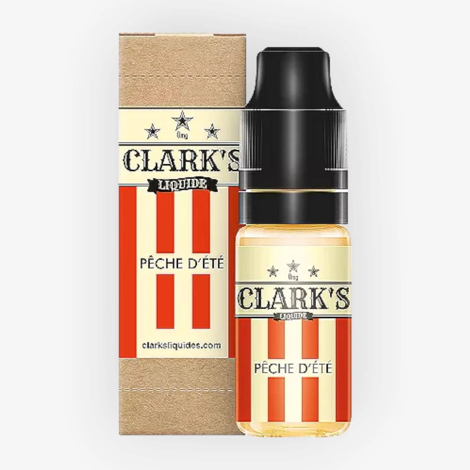 E-liquide Peche D'Ete 10 mL - Clark s Liquide — vue 2