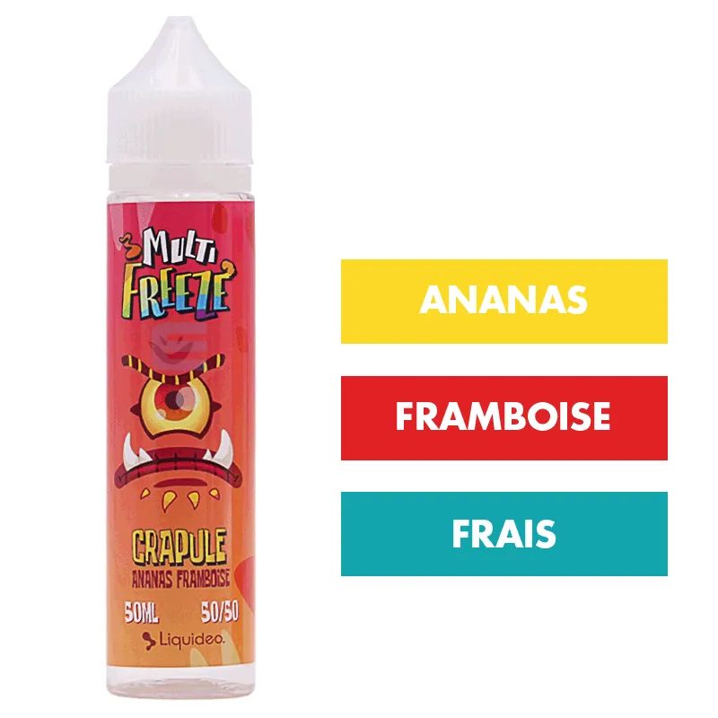 E-liquide Crapule 50 mL - Multi Freeze (Liquideo) — Liquideo - Multi Freeze