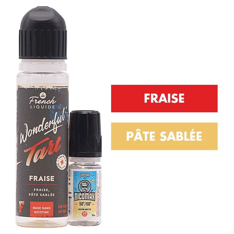 E-liquide Fraise 60 mL - Wonderful Tart (Le French Liquide) — Le French Liquide - Wonderful Tart