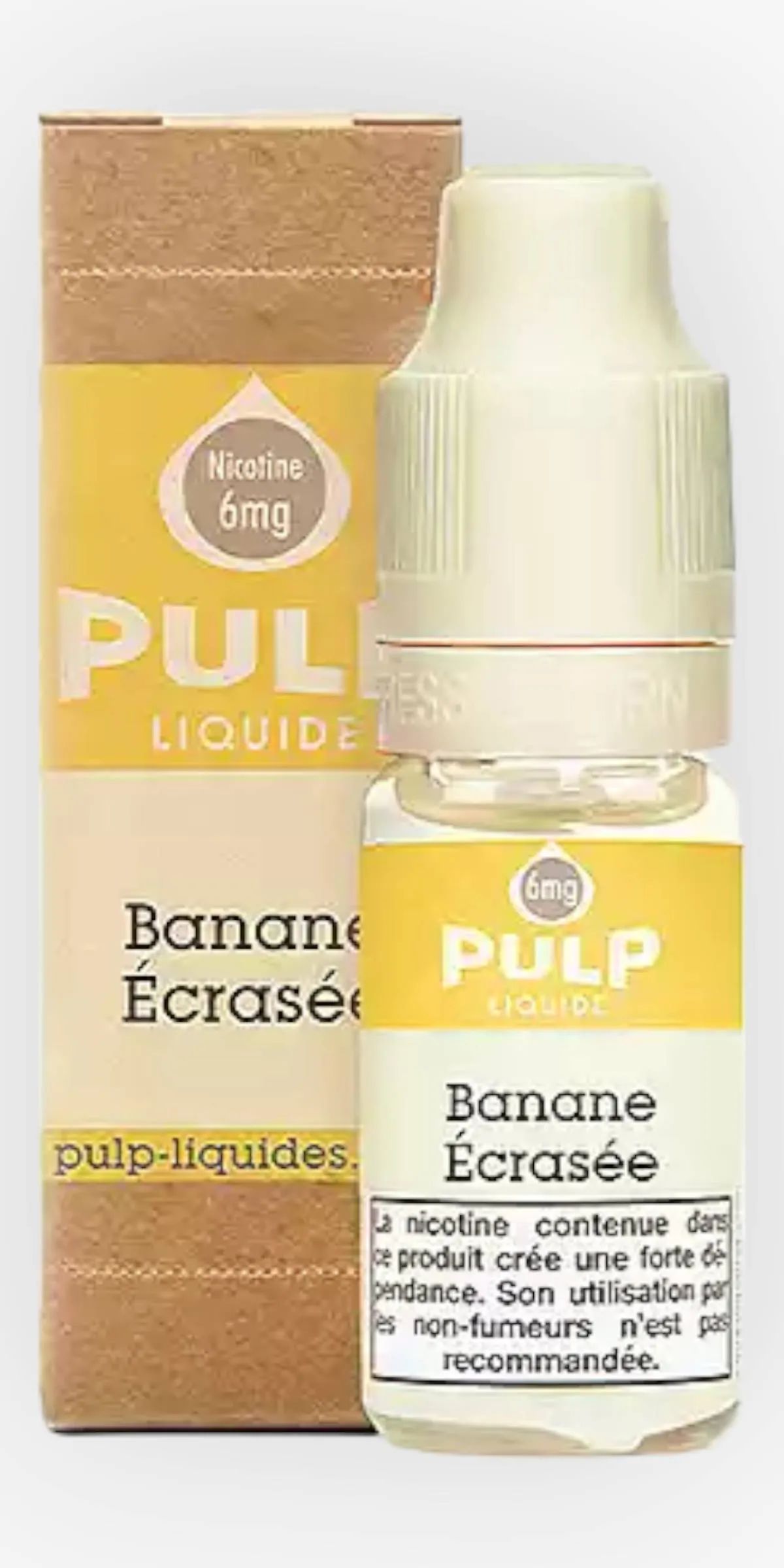 E-liquide Banane Écrasée 10 mL - Pulp