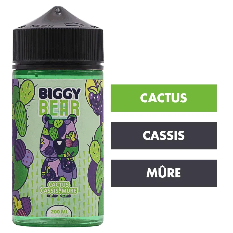 E-liquide Cactus Cassis Mûre 200 mL - Biggy Bear