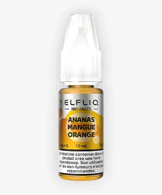 E-liquide Ananas Mangue Orange Nic Salt 10 mL - Elfliq ElfBar — Elfbar - Elfliq