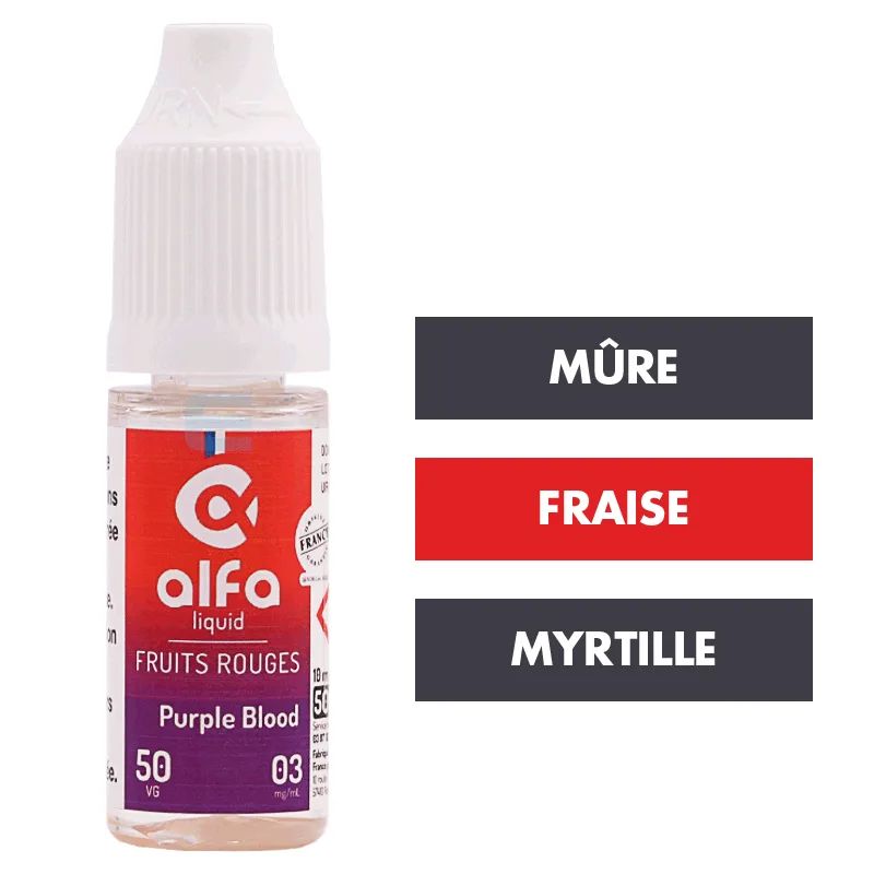 E-liquide Purple Blood (50 VG) 10 mL - Alfaliquid — Alfaliquid - 50VG