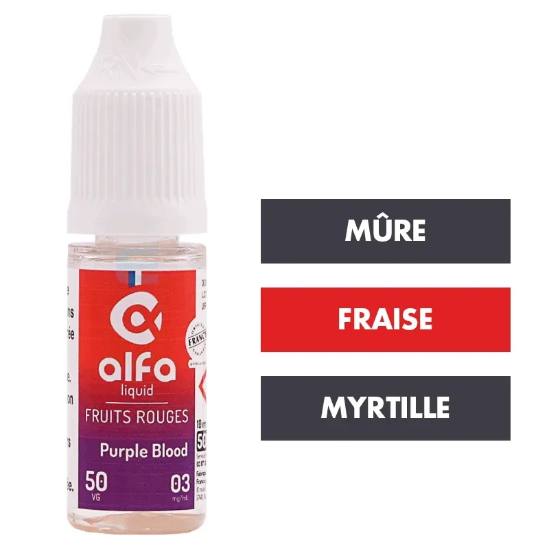 E-liquide Purple Blood (50 VG) 10 mL - Alfaliquid