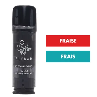 Cartouche Elfa Pro Fraise Glacée (x2) - Elfbar
