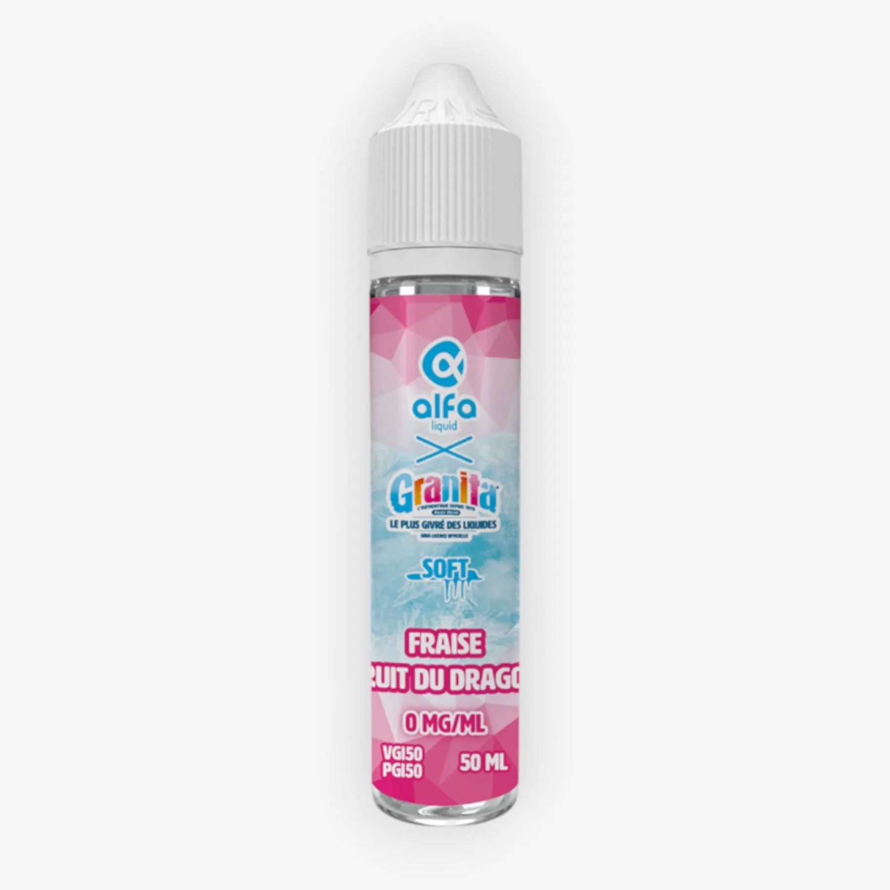 E-liquide Fraise Fruit Du Dragon Soft 50 mL - Granita — Alfaliquid - Granita