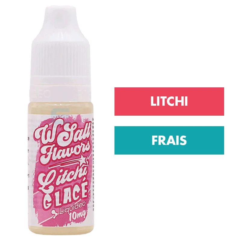 E-liquide Litchi Glacé 10 mL - Wsalt (Liquideo) — Liquideo - Wsalt