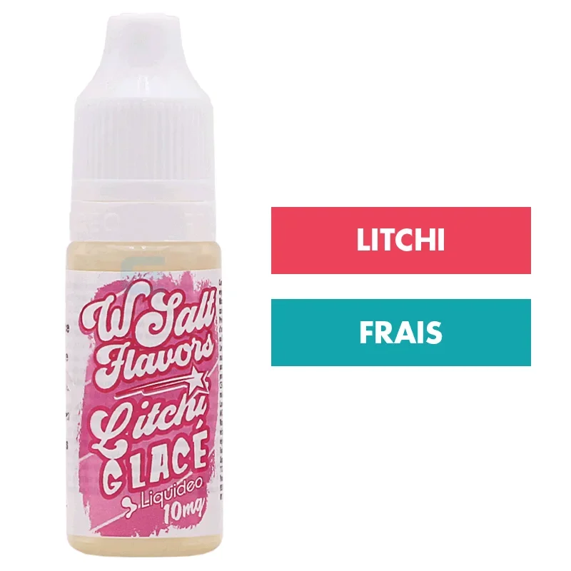 E-liquide Litchi Glacé 10 mL - Wsalt (Liquideo)