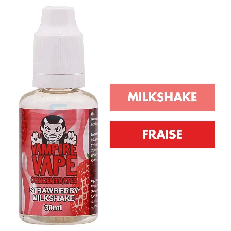 Concentré Strawberry Milkshake 30 mL - Vampire Vape
