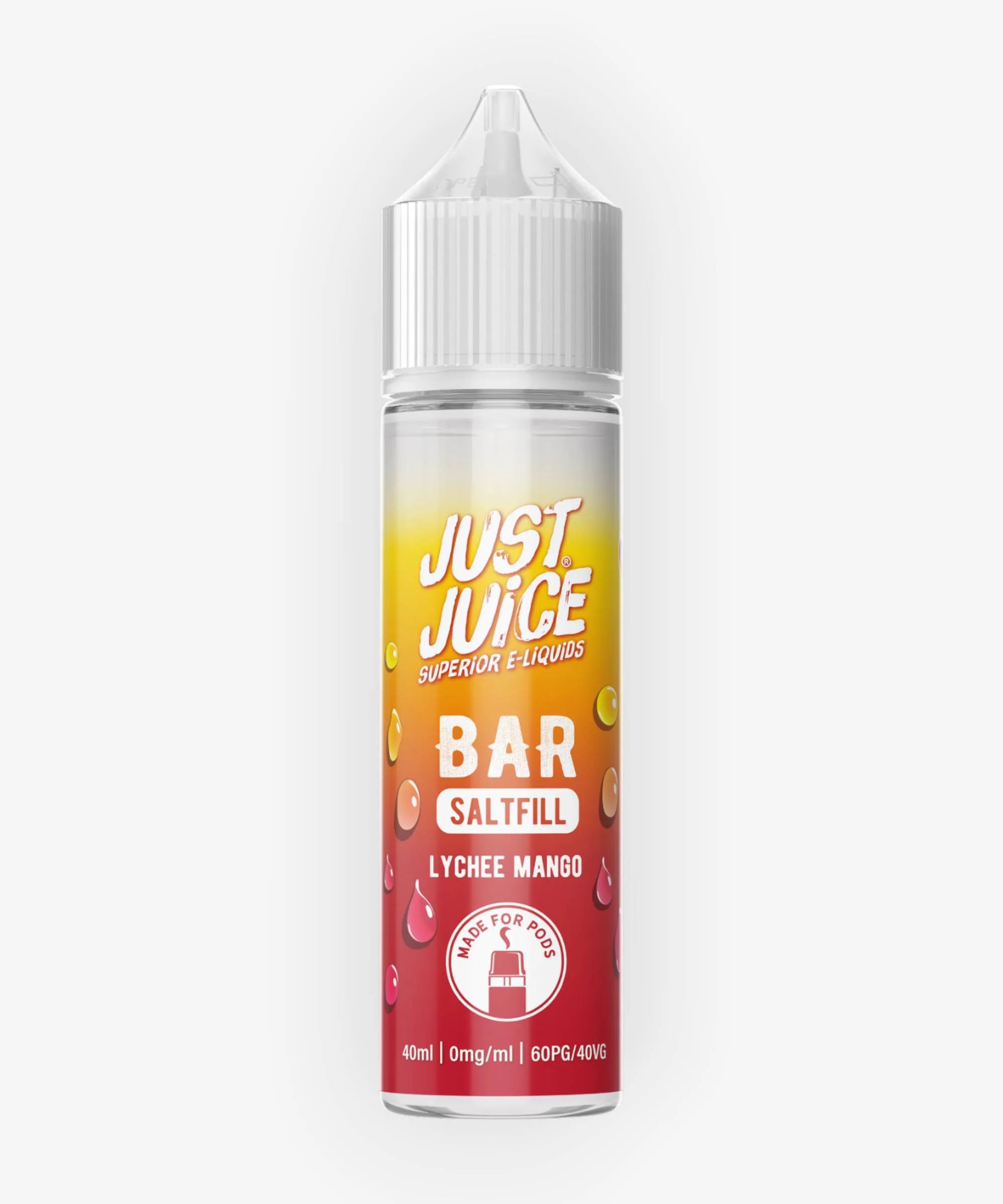 E-liquide Lychee Mango 40 mL - Bar Saltfill (Just Juice) — Just Juice - Bar Saltfill
