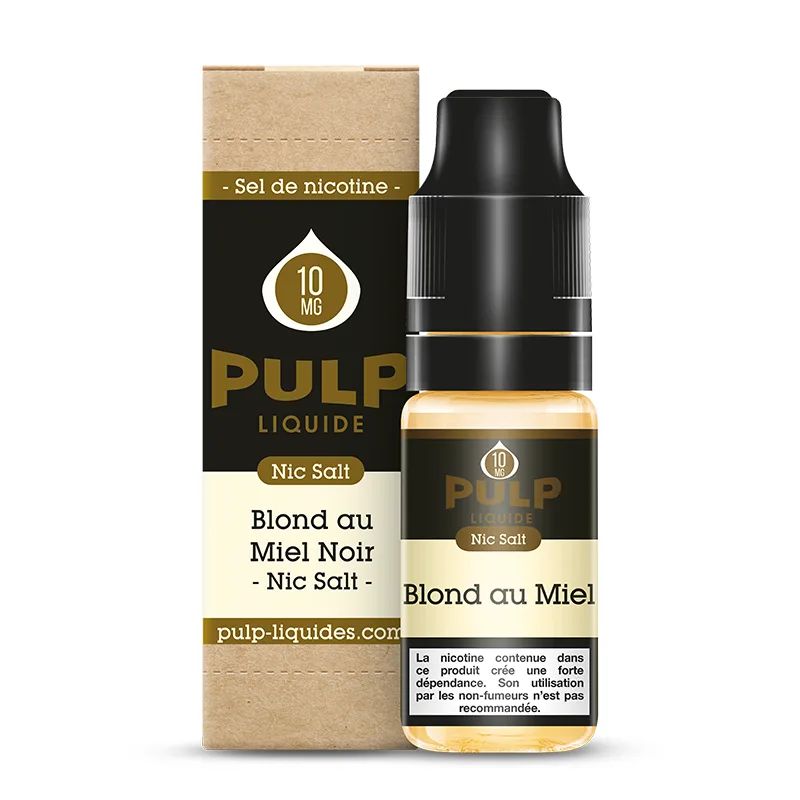 E-liquide Blond au Miel Noir Nic Salt 10 mL - Pulp — Pulp - Nic Salt