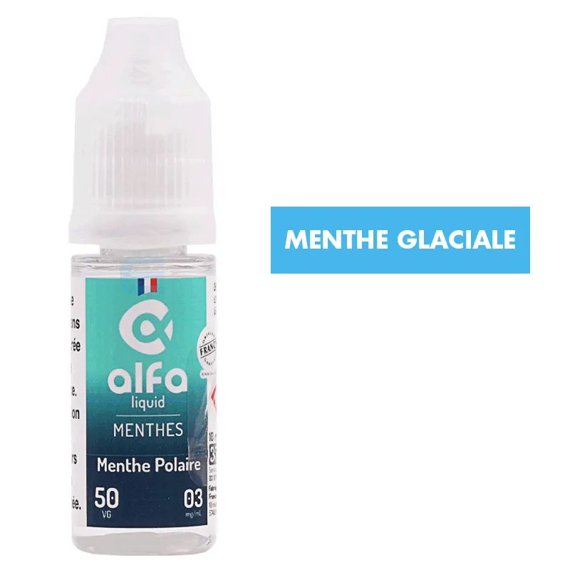 E-liquide Menthe Polaire (50 VG) 10 mL - Alfaliquid — Alfaliquid - 50VG