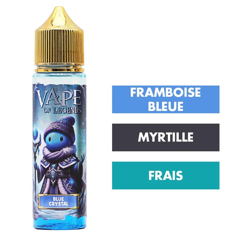 E-liquide Blue Crystal 50 mL - Vape of Legends