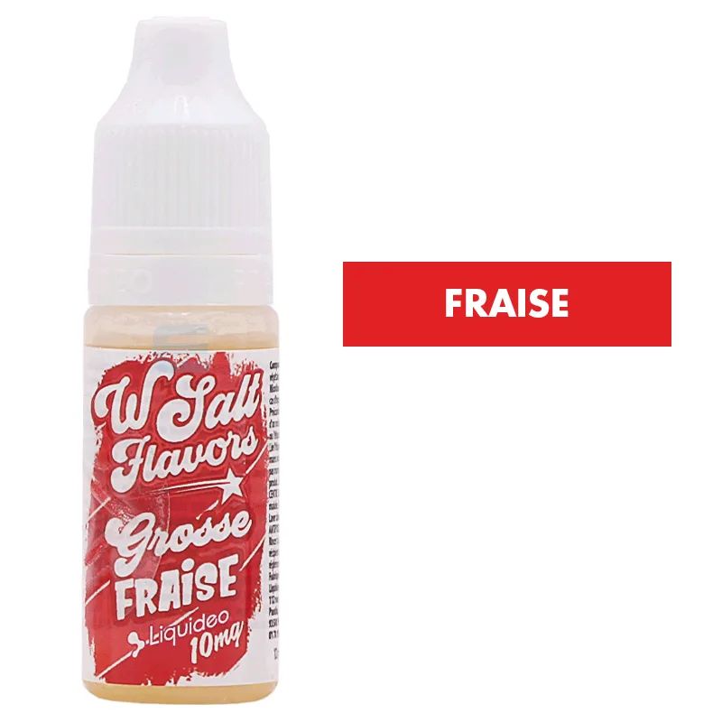 E-liquide Grosse Fraise 10 mL - Wsalt (Liquideo) — Liquideo - Wsalt