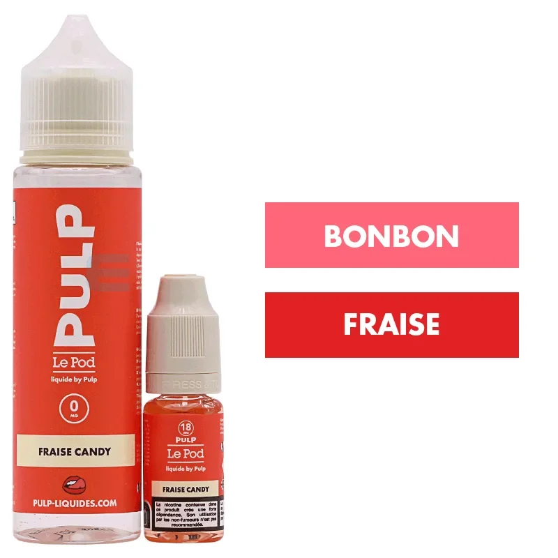 E-liquide Fraise Candy 60 mL - Pulp Le Pod