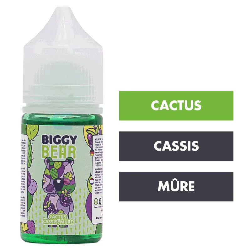Concentré Cactus Cassis Mûre 30 mL - Biggy Bear — Biggy Bear - Arômes DIY