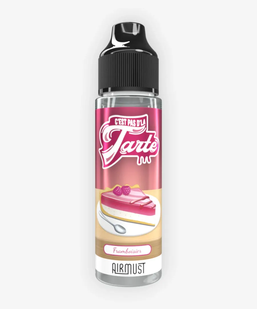 E-liquide Framboisier 60 mL - C'est Pas d'la Tarte Airmust