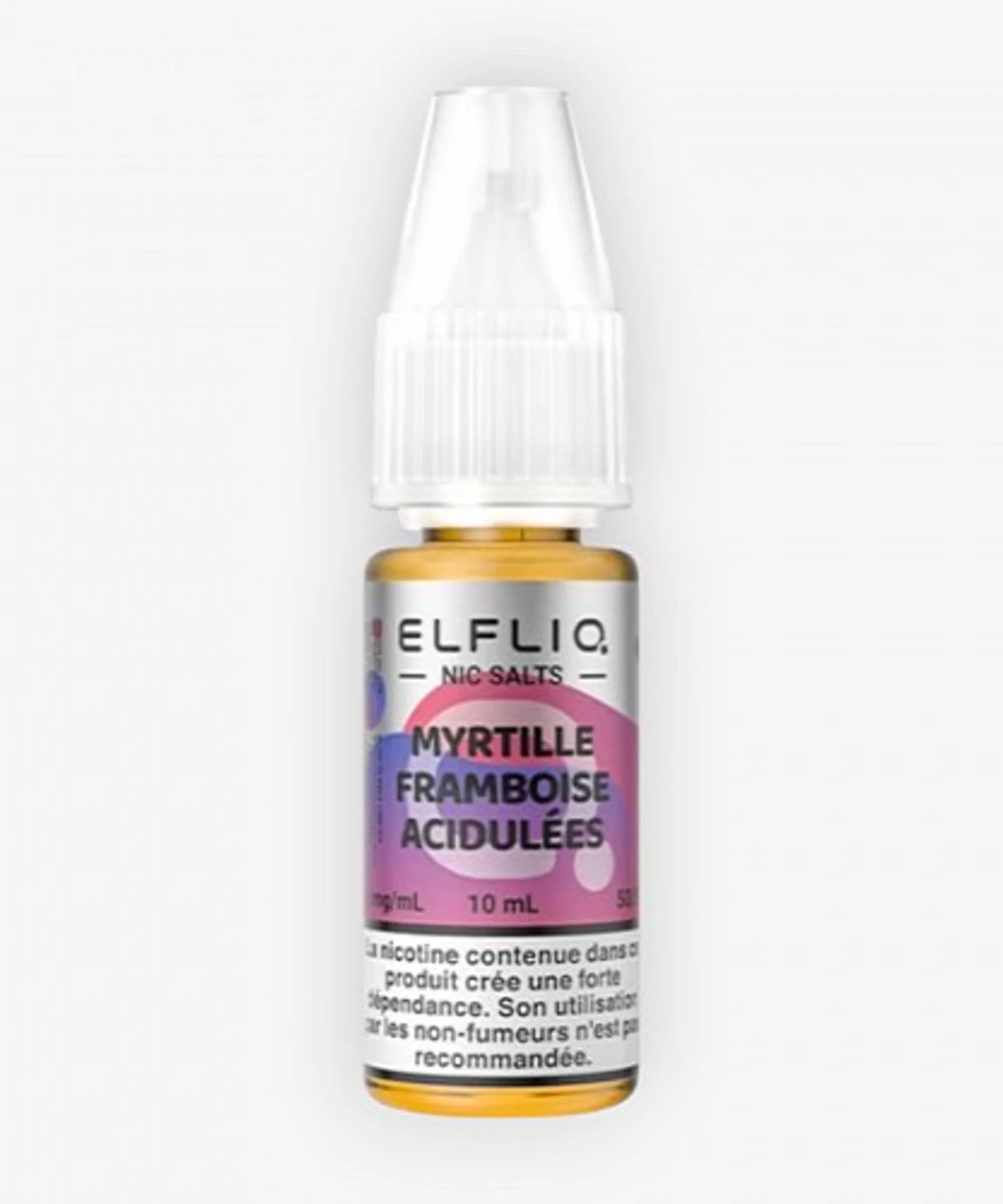 E-liquide Myrtille Framboise Acidulée Nic Salt 10 mL - Elfliq Elfbar — Elfbar - Elfliq
