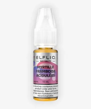 E-liquide Myrtille Framboise Acidulée Nic Salt 10 mL - Elfliq Elfbar — Elfbar - Elfliq