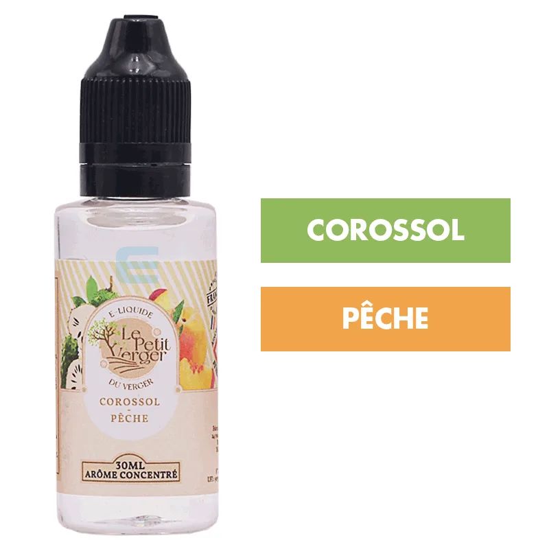 Concentré Corossol Pêche 30 mL - Le Petit Verger — Savourea - Le Petit Verger - Arômes DIY
