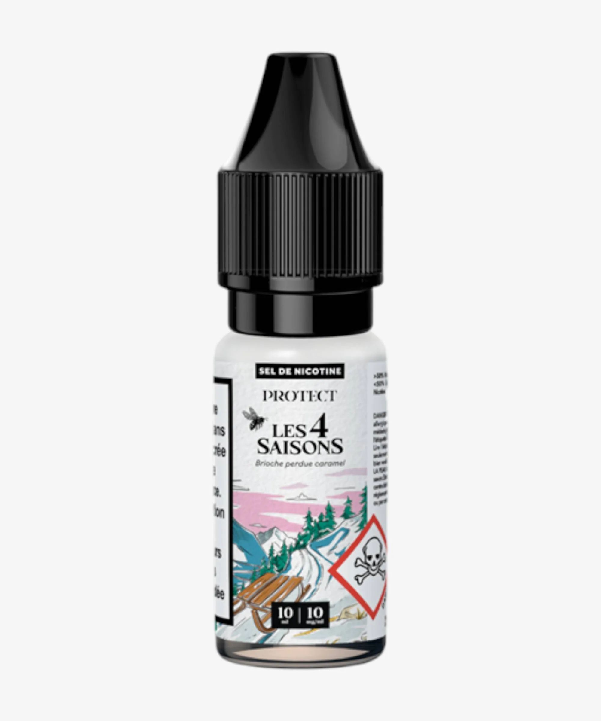 E-liquide Brioche Perdue Caramel sels de nicotine 10 mL - Protect
