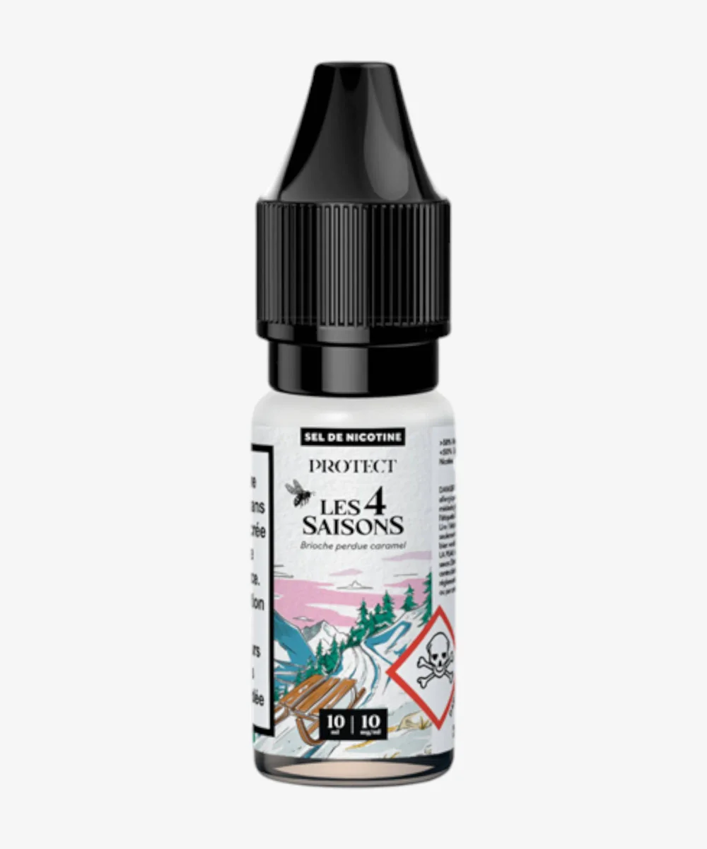 E-liquide Brioche Perdue Caramel sels de nicotine 10 mL - Protect